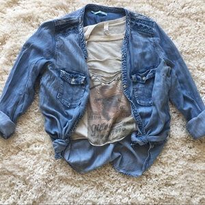 Cropped • Distressed Concert Tee